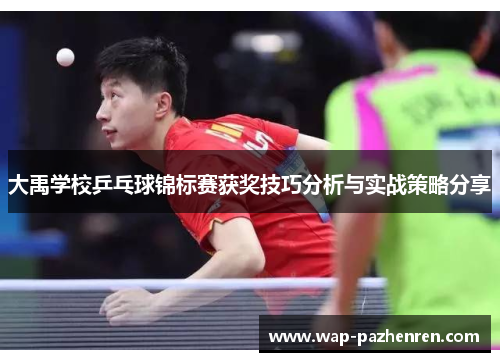 大禹学校乒乓球锦标赛获奖技巧分析与实战策略分享