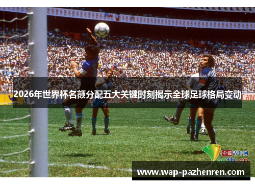 2026年世界杯名额分配五大关键时刻揭示全球足球格局变动 2026年世界杯名额分配五大关键时刻揭示全球足球格局变动