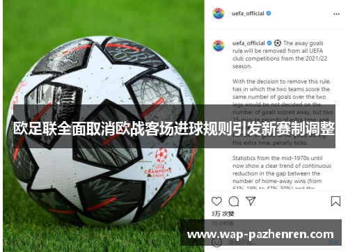 欧足联全面取消欧战客场进球规则引发新赛制调整